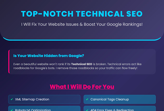 fix technical SEO issues to boost your google rankings